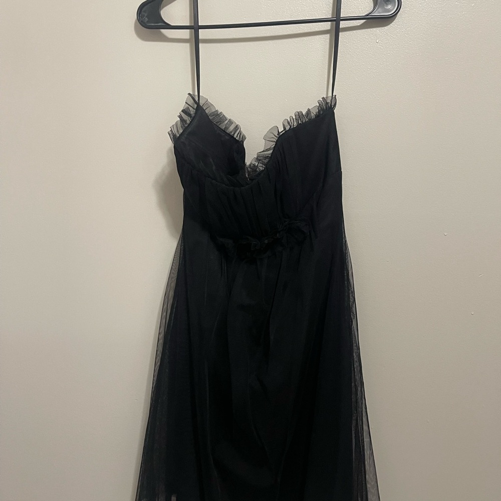 Elegant Black Mini Dress